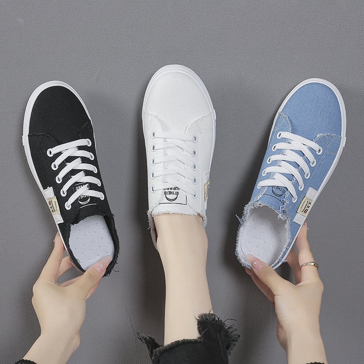 Casual spring and summer canvas shoes student shoes for women