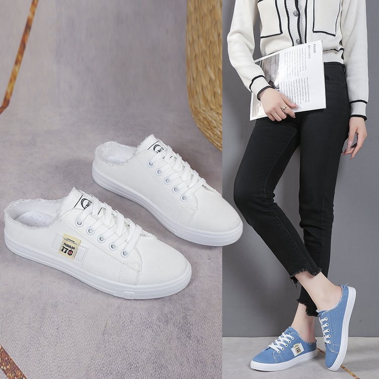 Casual spring and summer canvas shoes student shoes for women