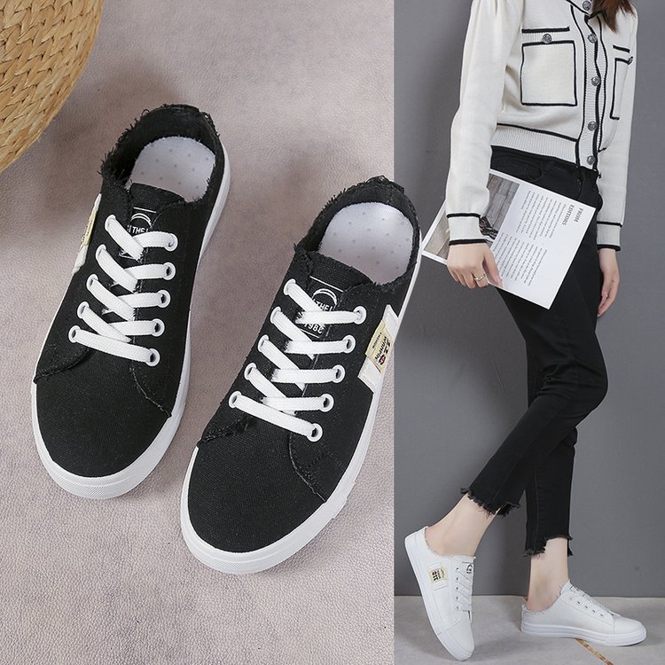 Casual spring and summer canvas shoes student shoes for women