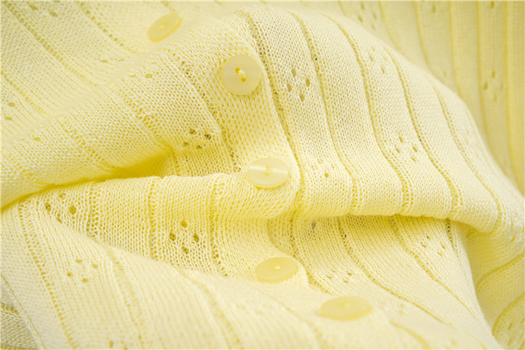 Hollow thin sweater pure sunscreen cardigan for women