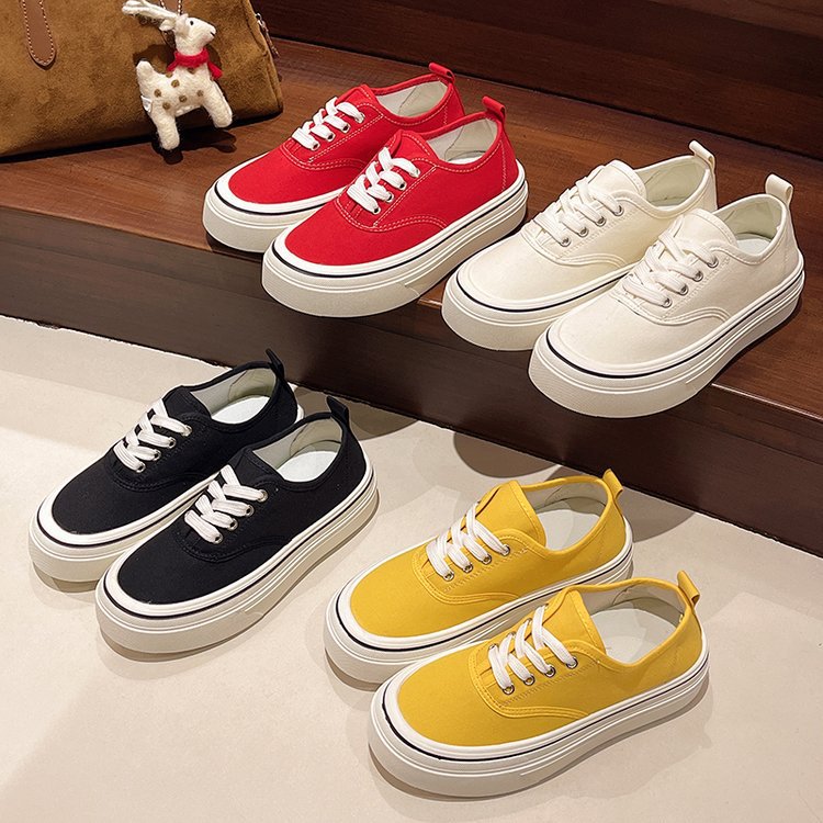 France style canvas shoes lady shoes for women