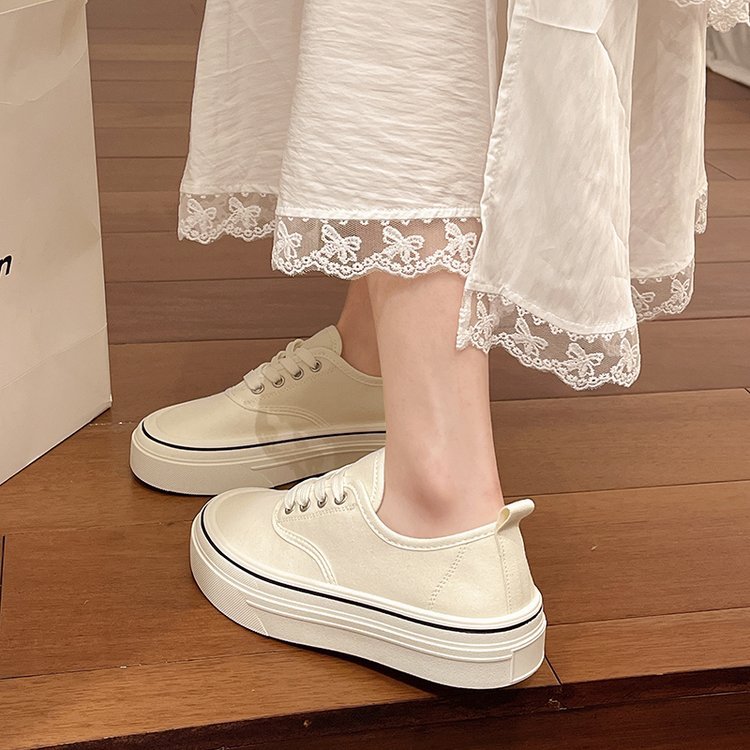 France style canvas shoes lady shoes for women