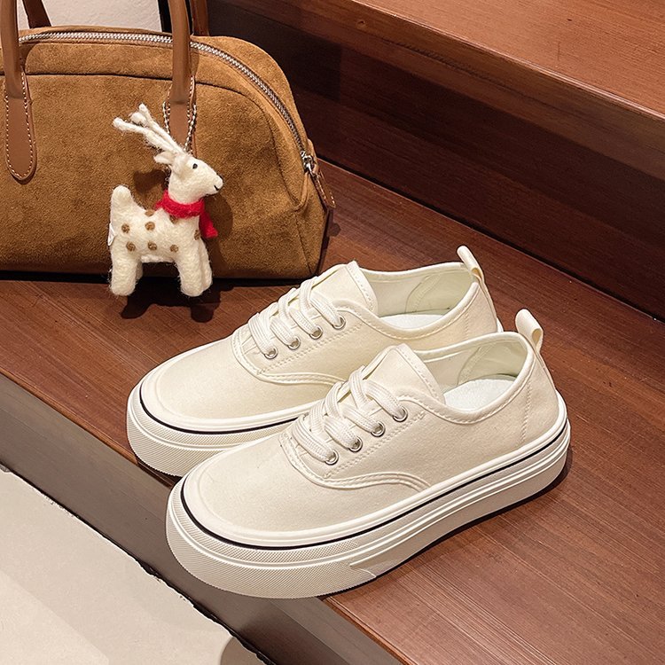 France style canvas shoes lady shoes for women