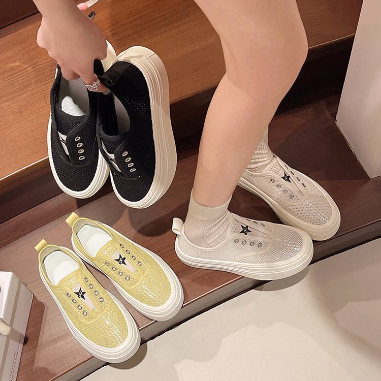 Casual lazy shoes board shoes for women