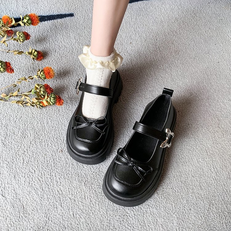 Spring and autumn lady leather shoes small shoes for women