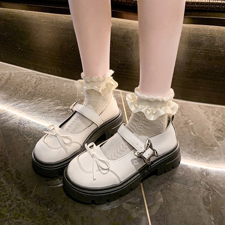 Spring and autumn lady leather shoes small shoes for women