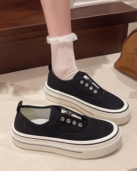Elastic shoes spring and autumn board shoes for women