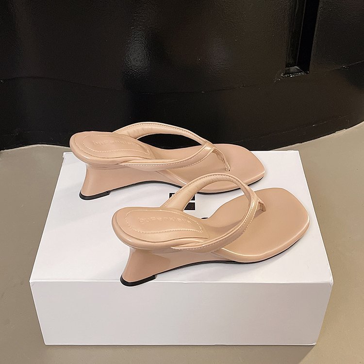 Open toe slipsole  lady France style shoes for women