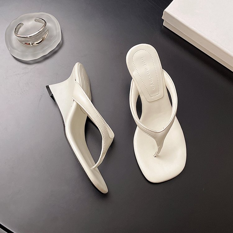 Open toe slipsole  lady France style shoes for women