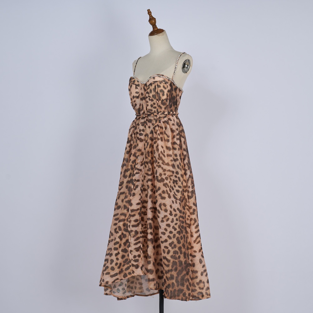 With chest pad spicegirl strap dress wrapped chest dress