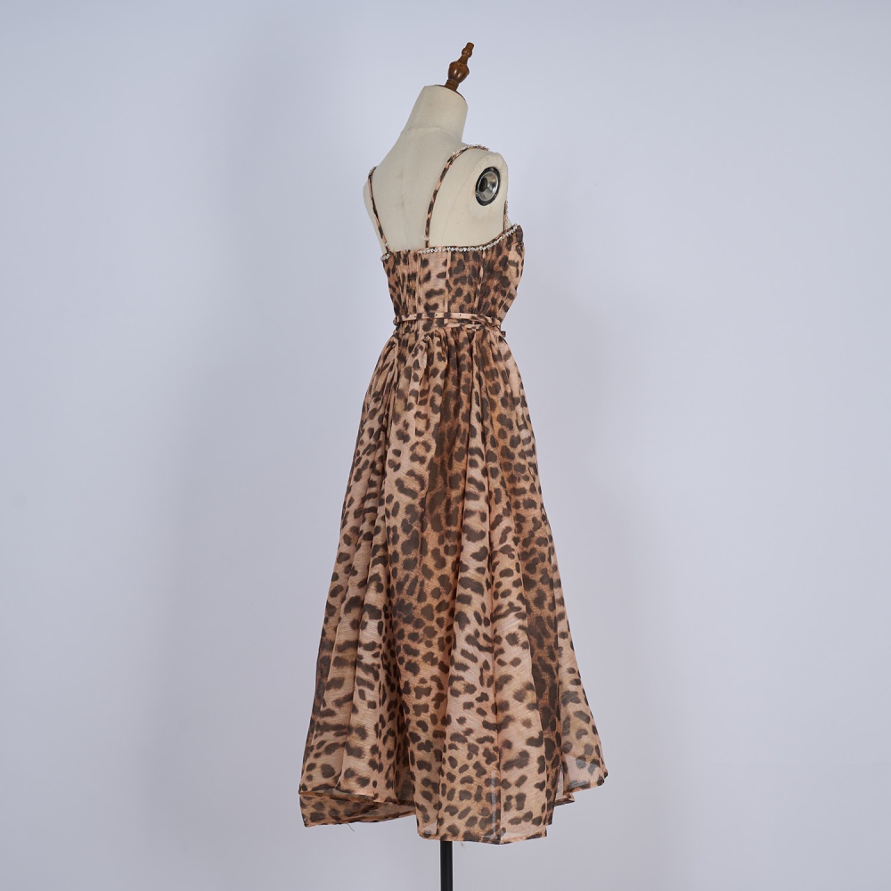 With chest pad spicegirl strap dress wrapped chest dress
