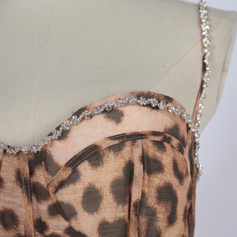 With chest pad spicegirl strap dress wrapped chest dress