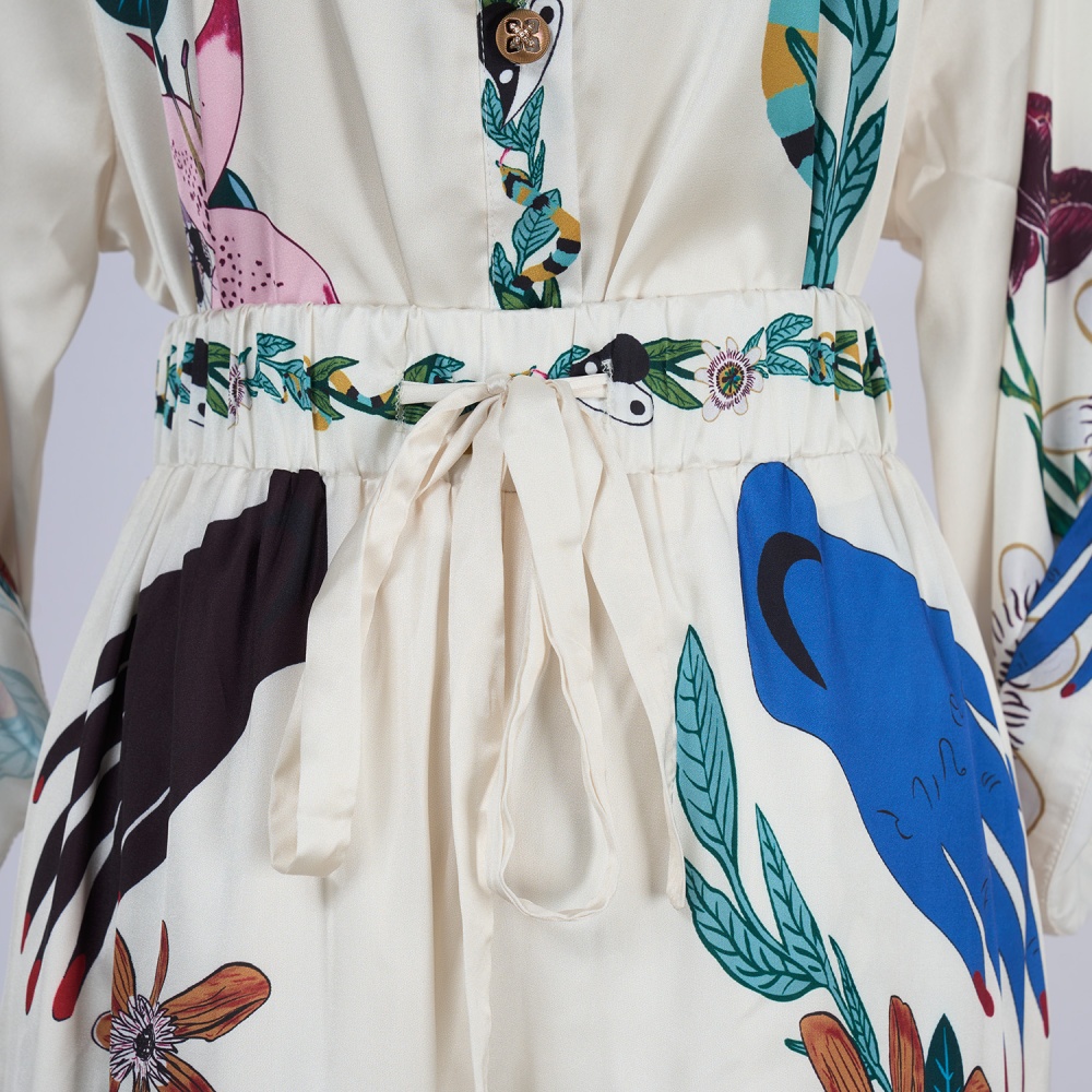 Autumn spring art shirt soft retro tops a set