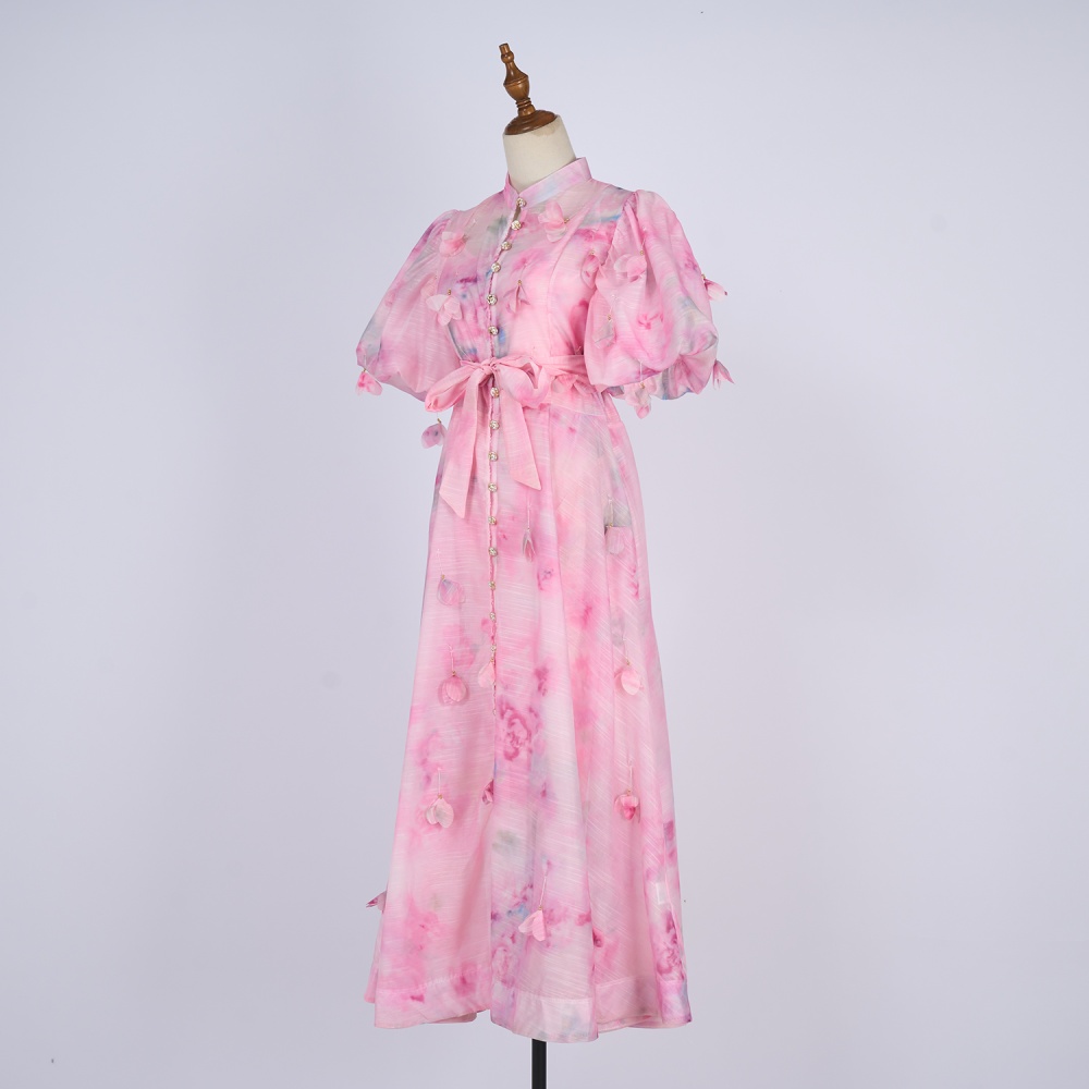 Printing stereoscopic sling court style dress