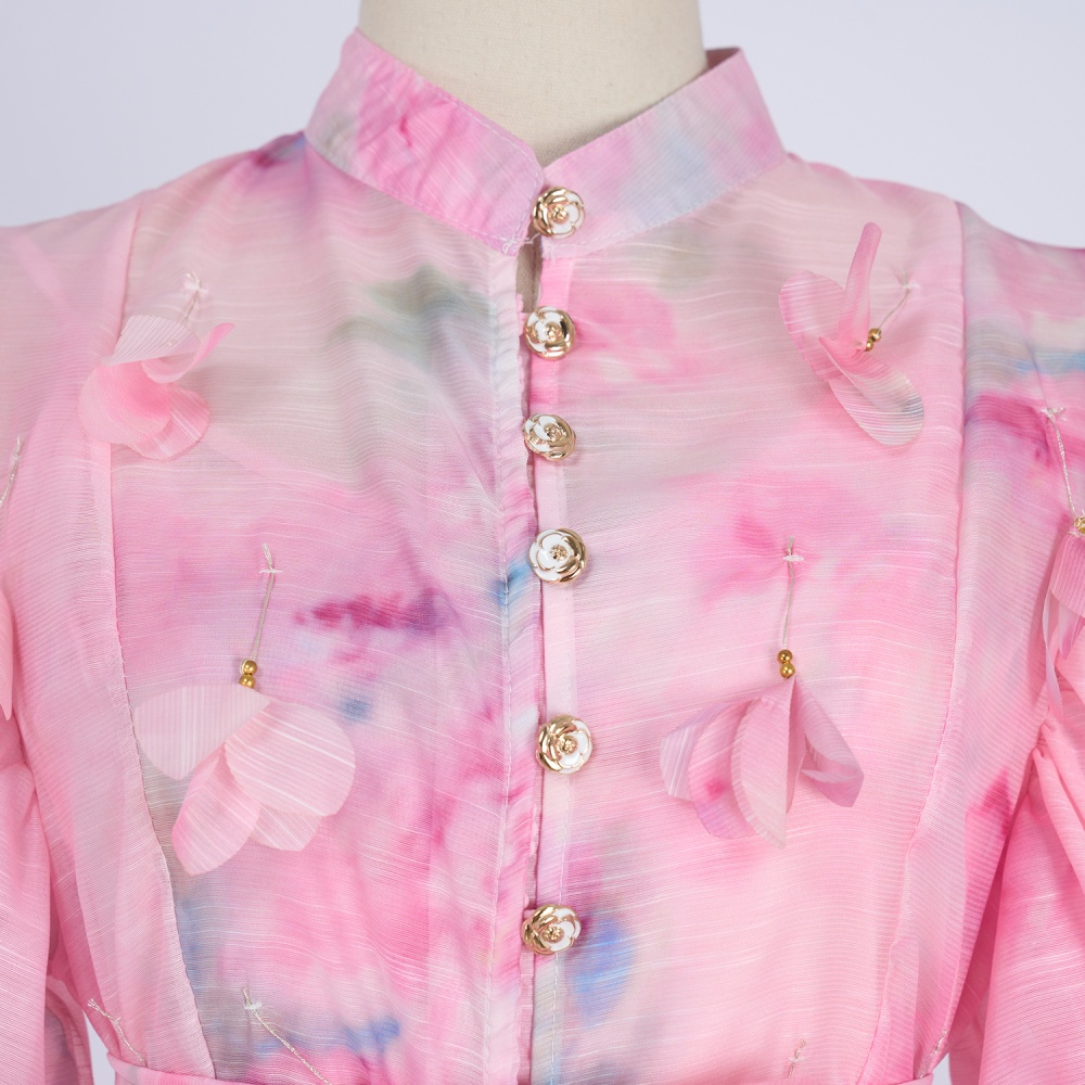 Printing stereoscopic sling court style dress
