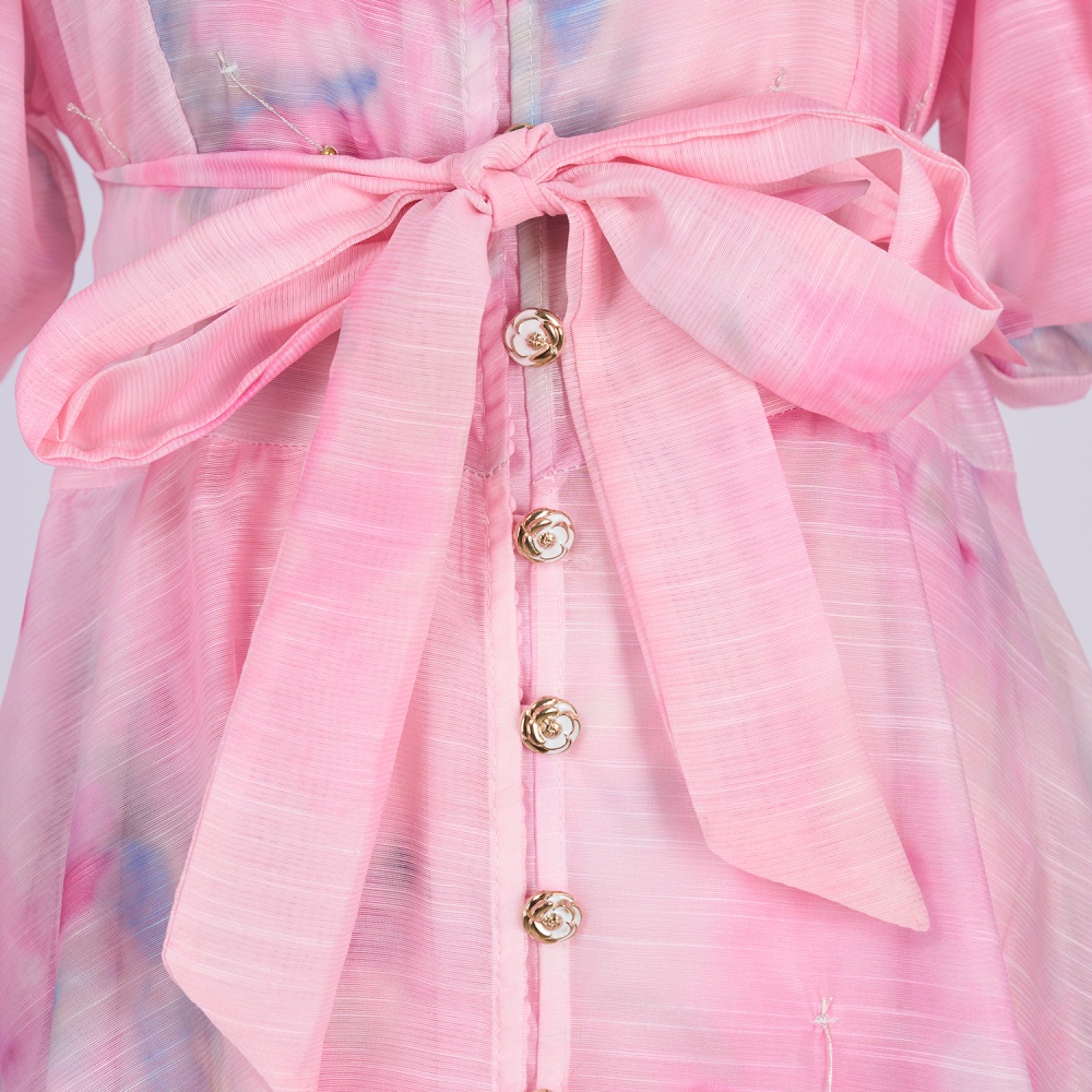 Printing stereoscopic sling court style dress