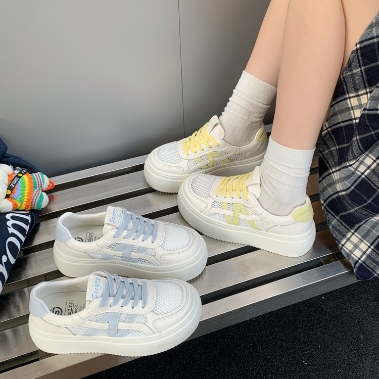 Thick crust ultralight mesh shoes for women