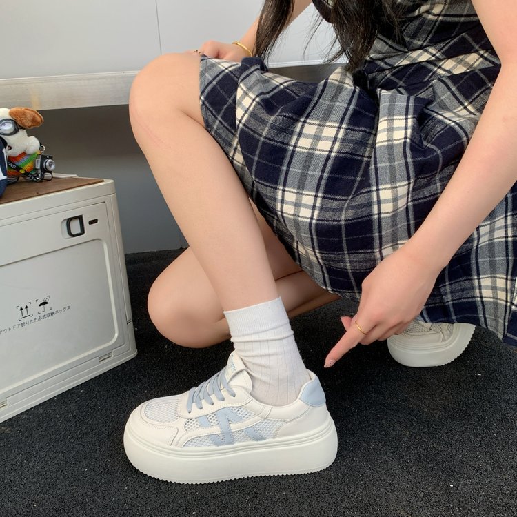 Thick crust ultralight mesh shoes for women