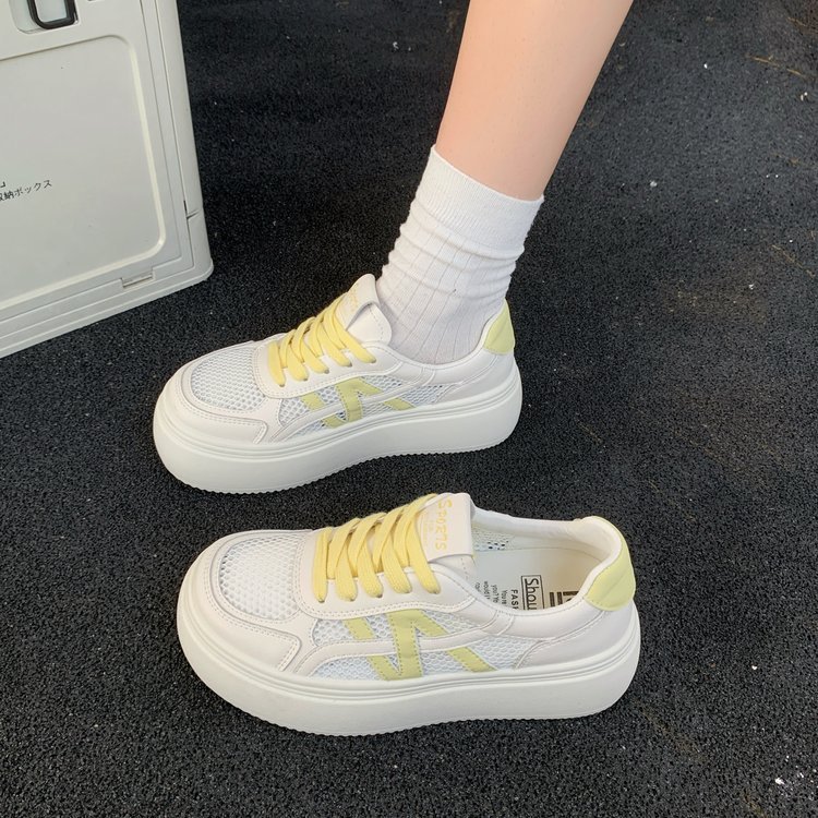 Thick crust ultralight mesh shoes for women