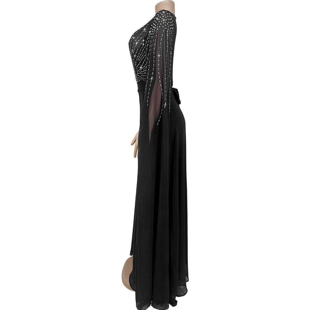 Perspective temperament European style elegant dress for women