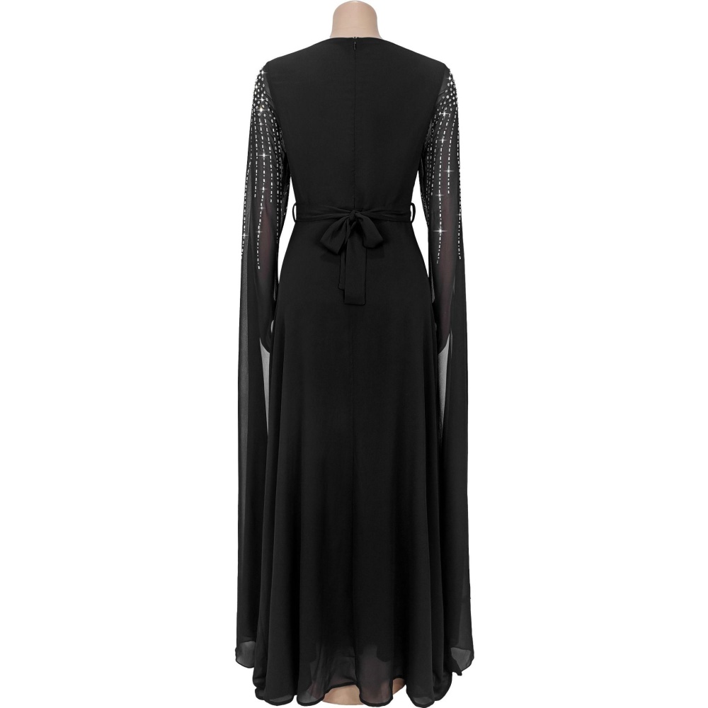 Perspective temperament European style elegant dress for women