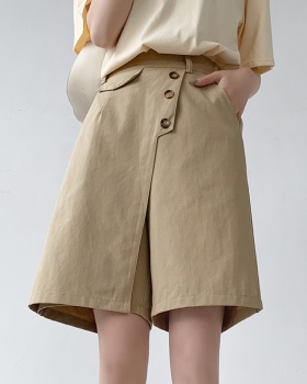 High waist wide leg pants large yard culottes for women