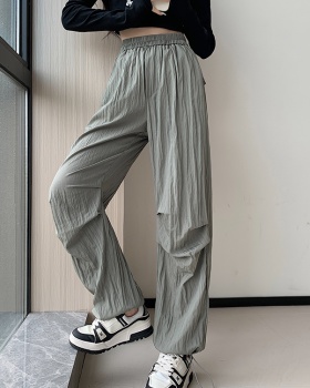 Spring and autumn long pants wide leg pants for women