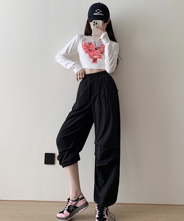 Spring and autumn long pants wide leg pants for women