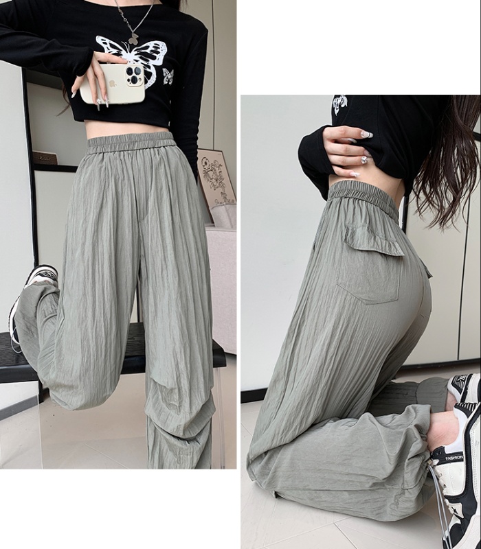 Spring and autumn long pants wide leg pants for women
