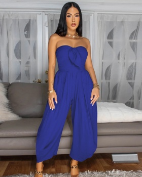 Summer European style sexy jumpsuit