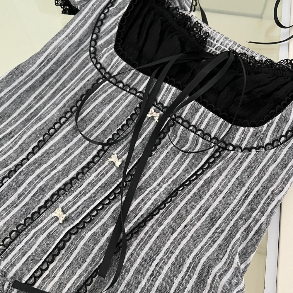 Strapless short sleeve tops slim short skirt a set