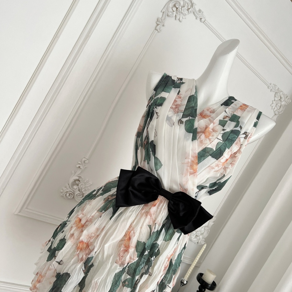 Colors chiffon sleeveless dress sleeveless dress for women