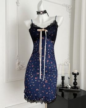 Summer lace slim sexy enticement dress