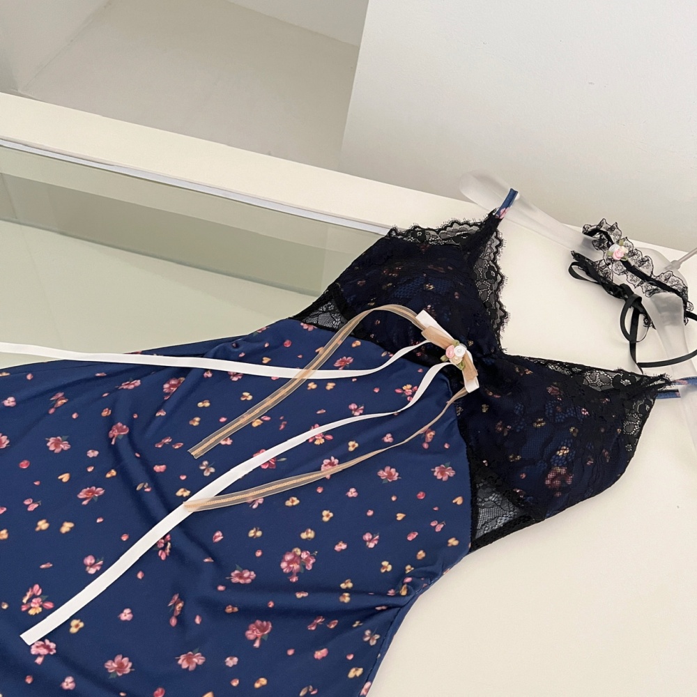 Summer lace slim sexy enticement dress