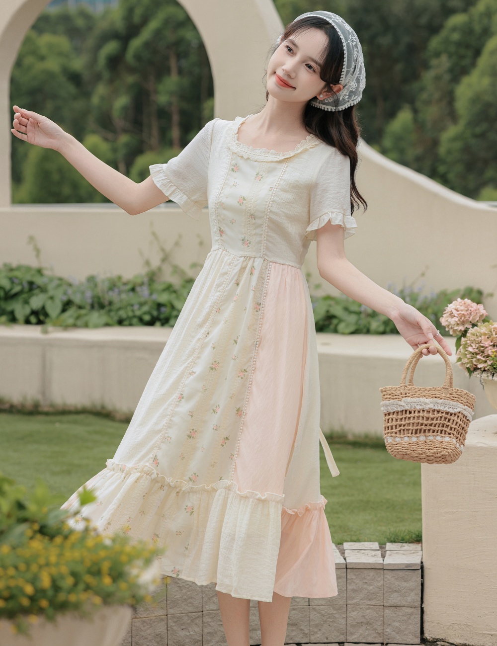 Travel dress slim long dress for women