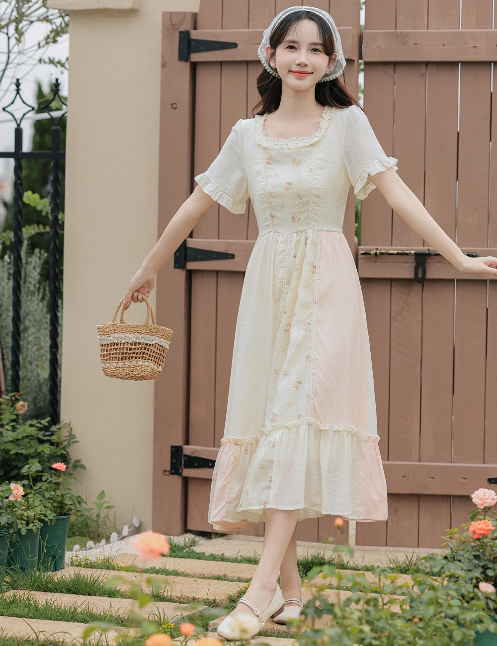 Travel dress slim long dress for women