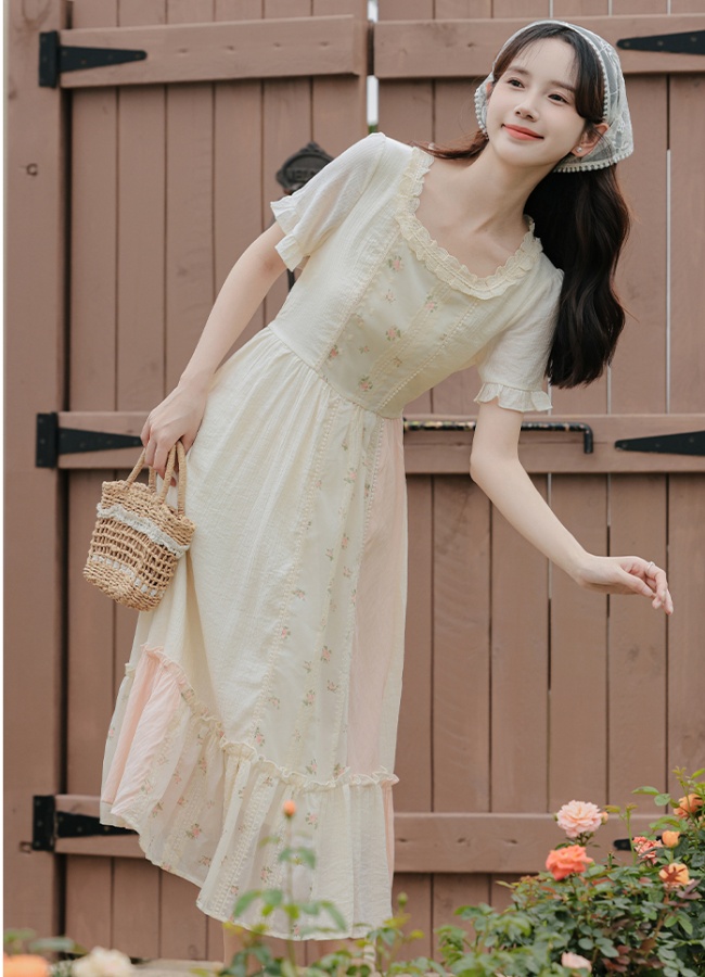 Travel dress slim long dress for women