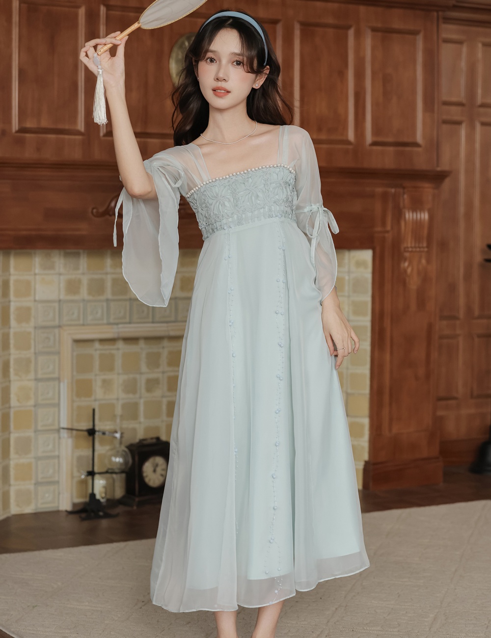 Blue summer frenum dress