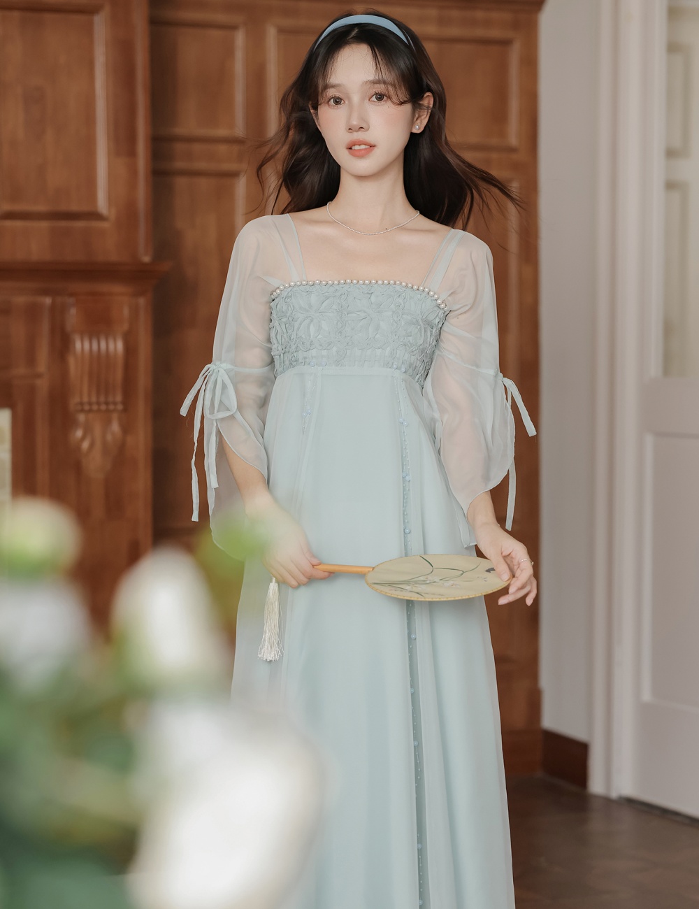 Blue summer frenum dress
