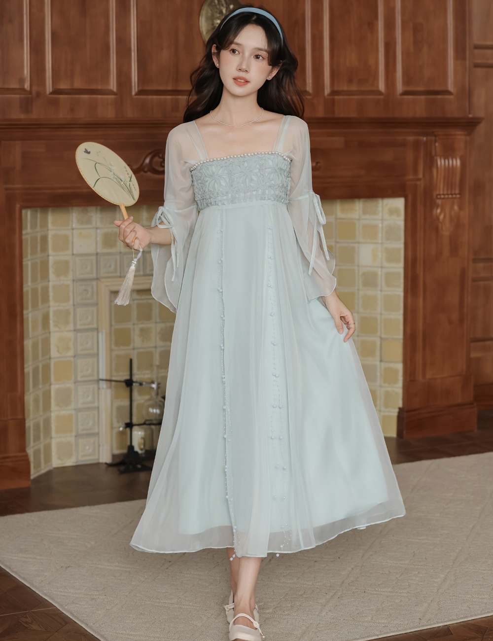 Blue summer frenum dress