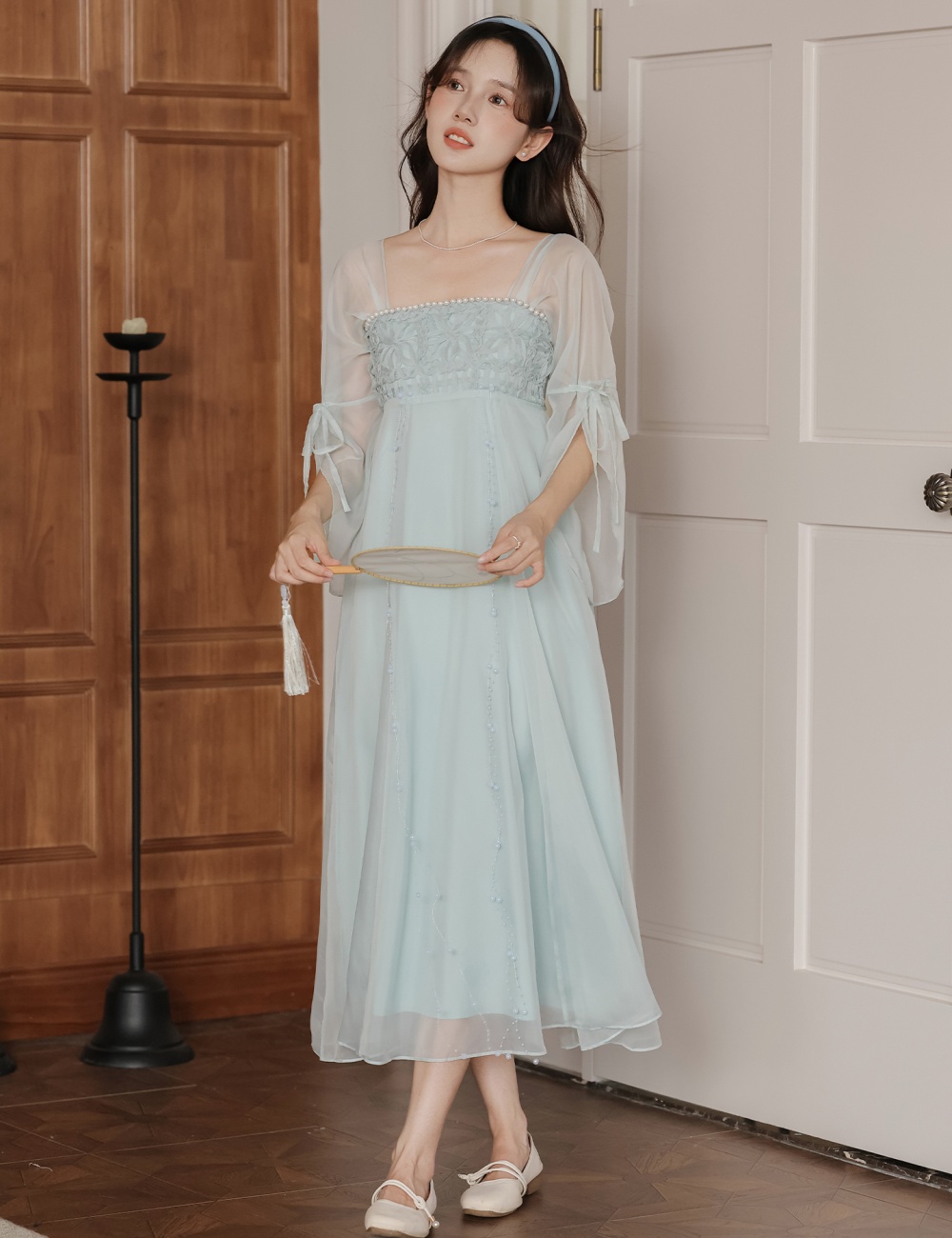Blue summer frenum dress
