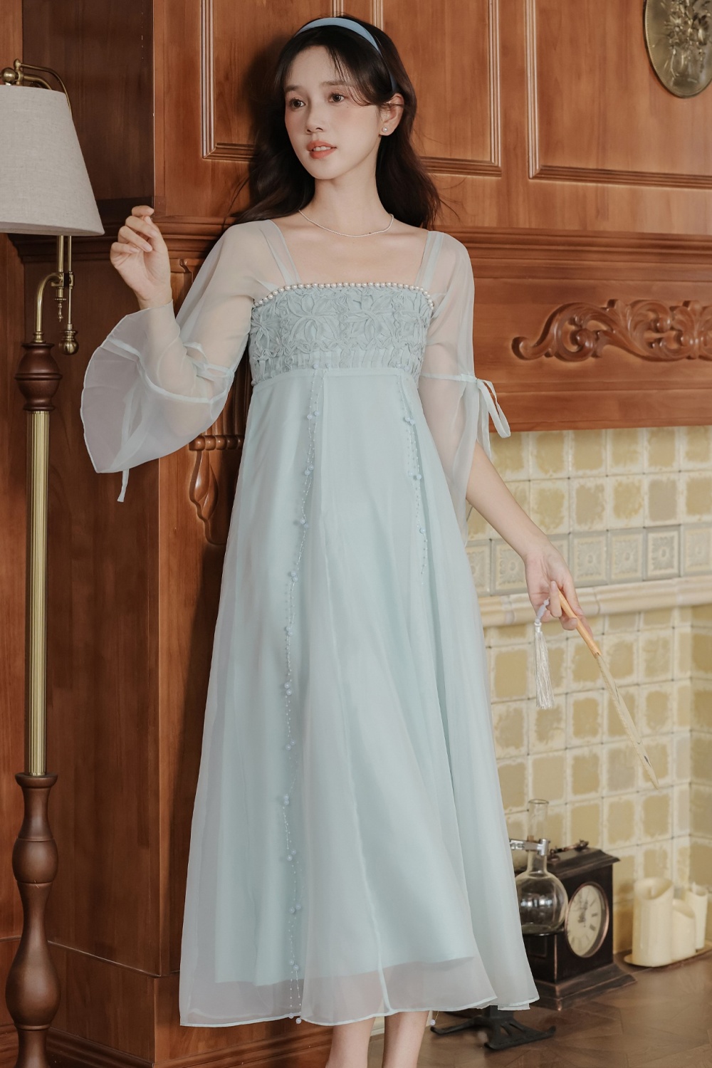 Blue summer frenum dress