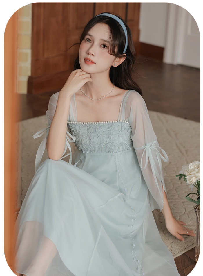 Blue summer frenum dress