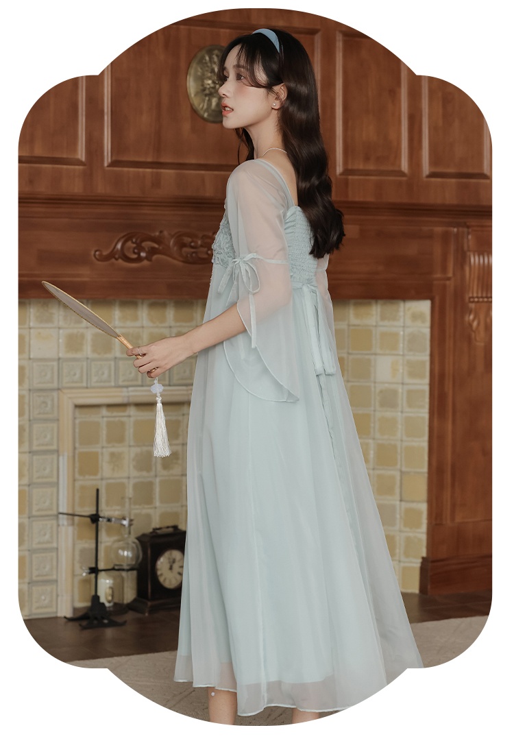 Blue summer frenum dress