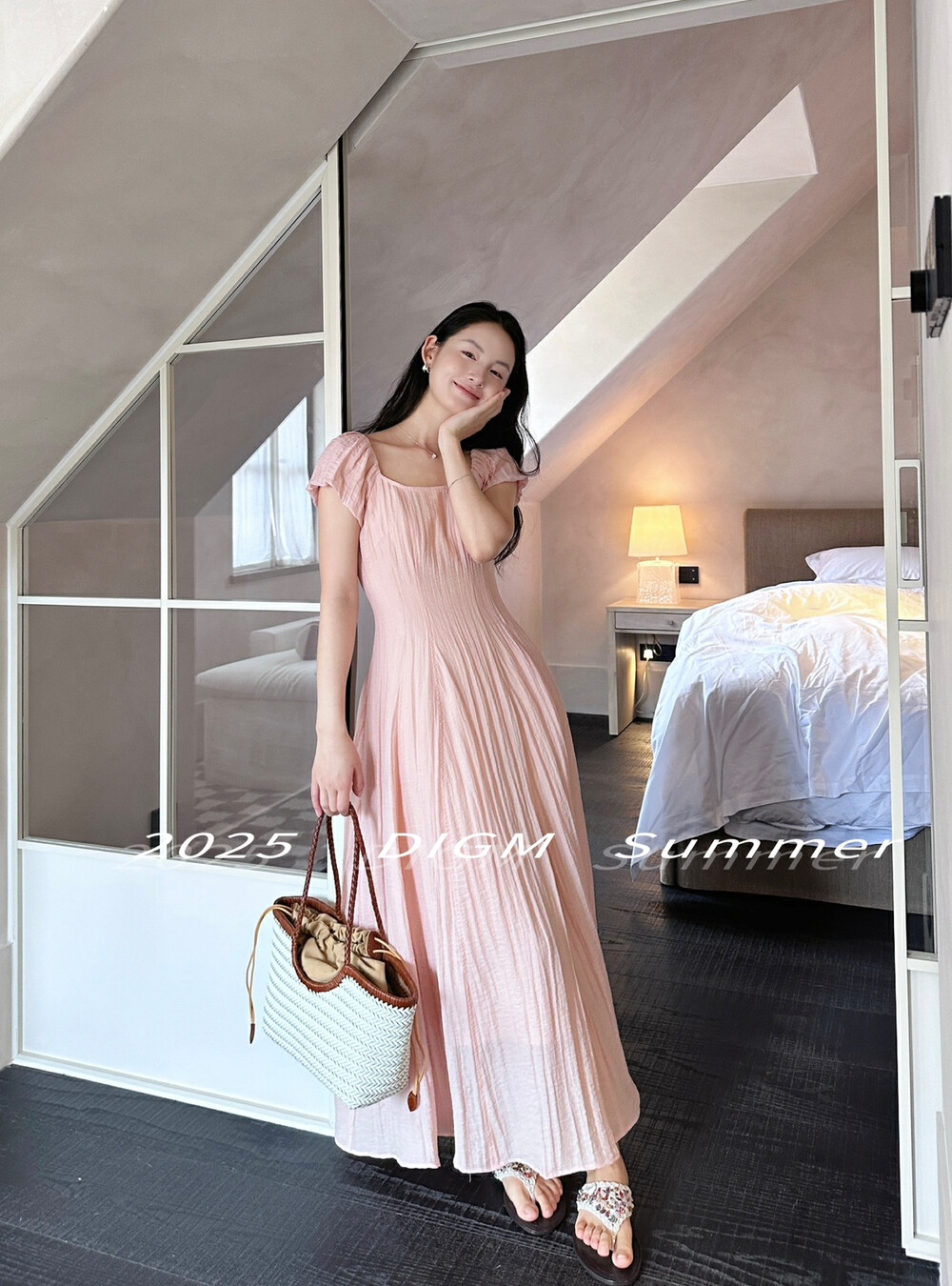 France style fashion all-match simple dress