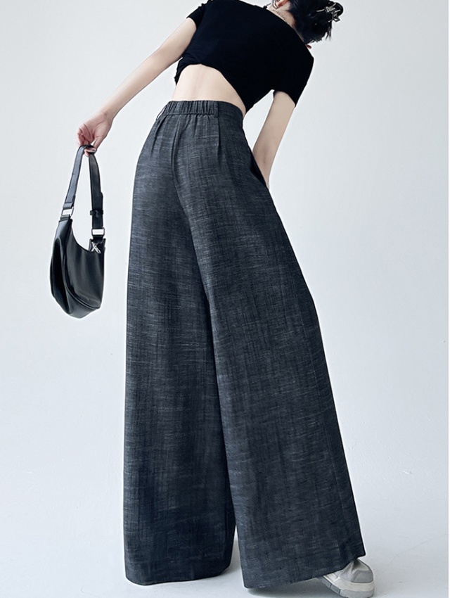 Drape all-match suit pants slim long pants for women