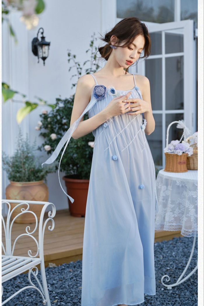 Vacation dress sling jacket 2pcs set