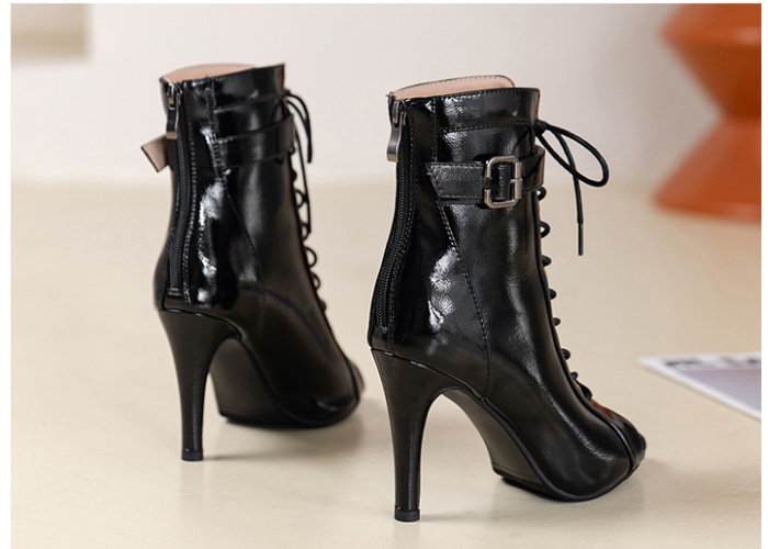 Summer big student high-heeled shoes lady fine-root sandals