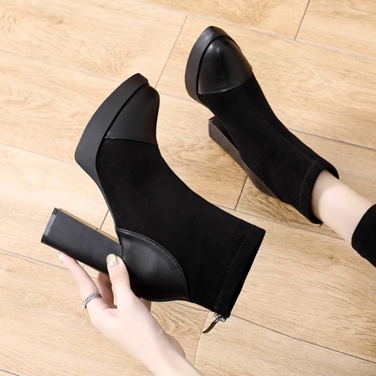 Autumn and winter short boots thick boots for women