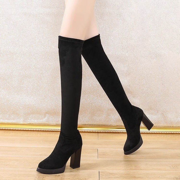 Autumn and winter thigh boots boots for women